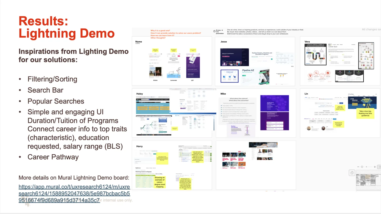 Lightning demo inspirations