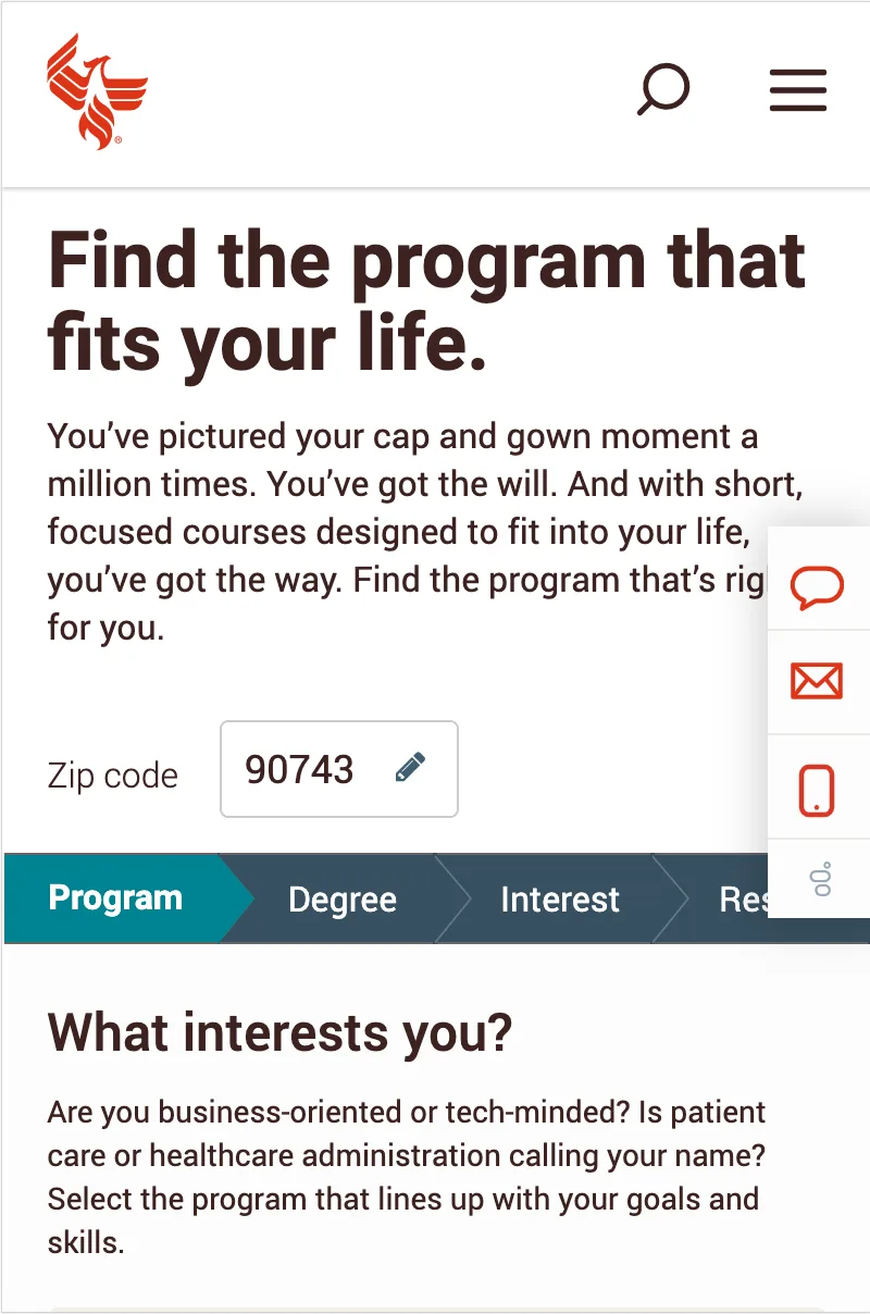 Competitor tool — UOPX mobile