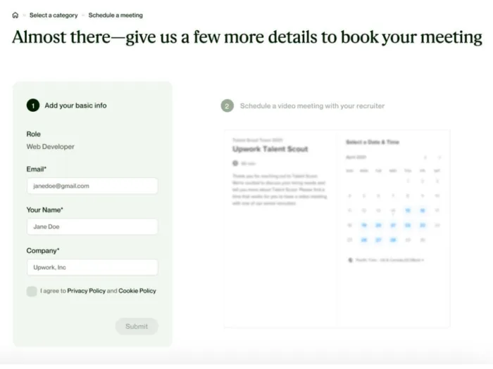 Iteration 2 — merged input fields