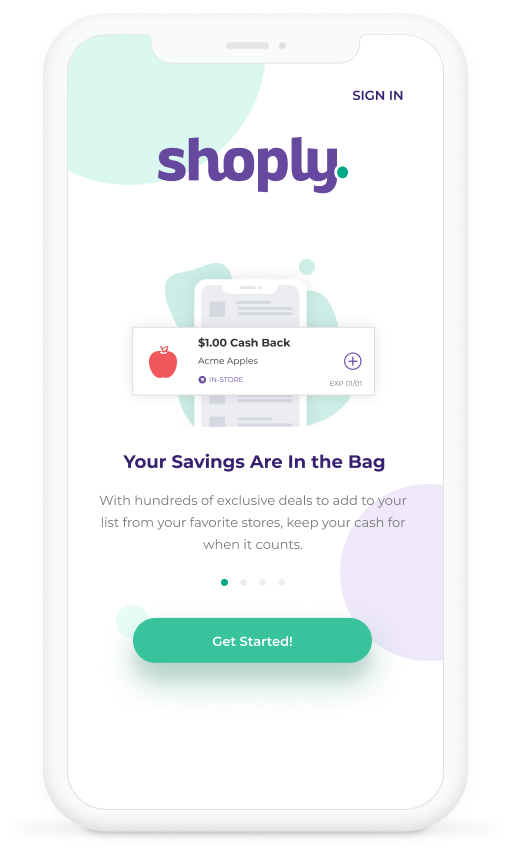 Shoply V2 on iPhone
