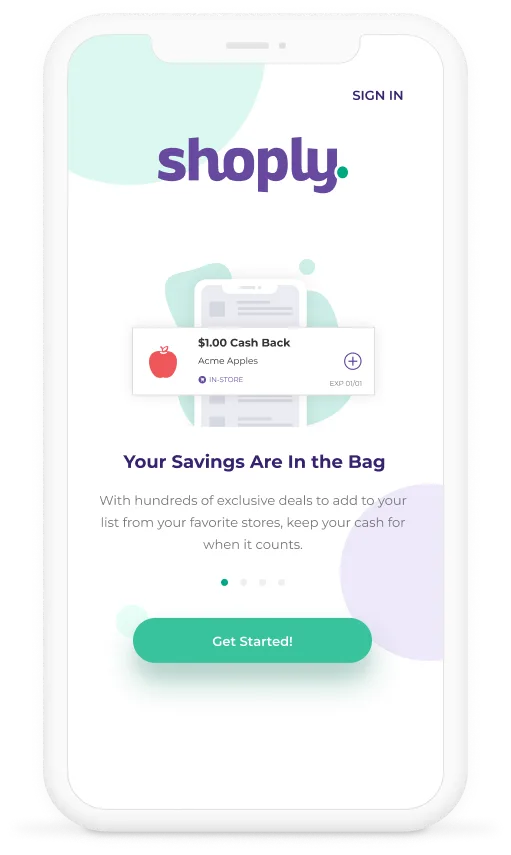Shoply V2 on iPhone